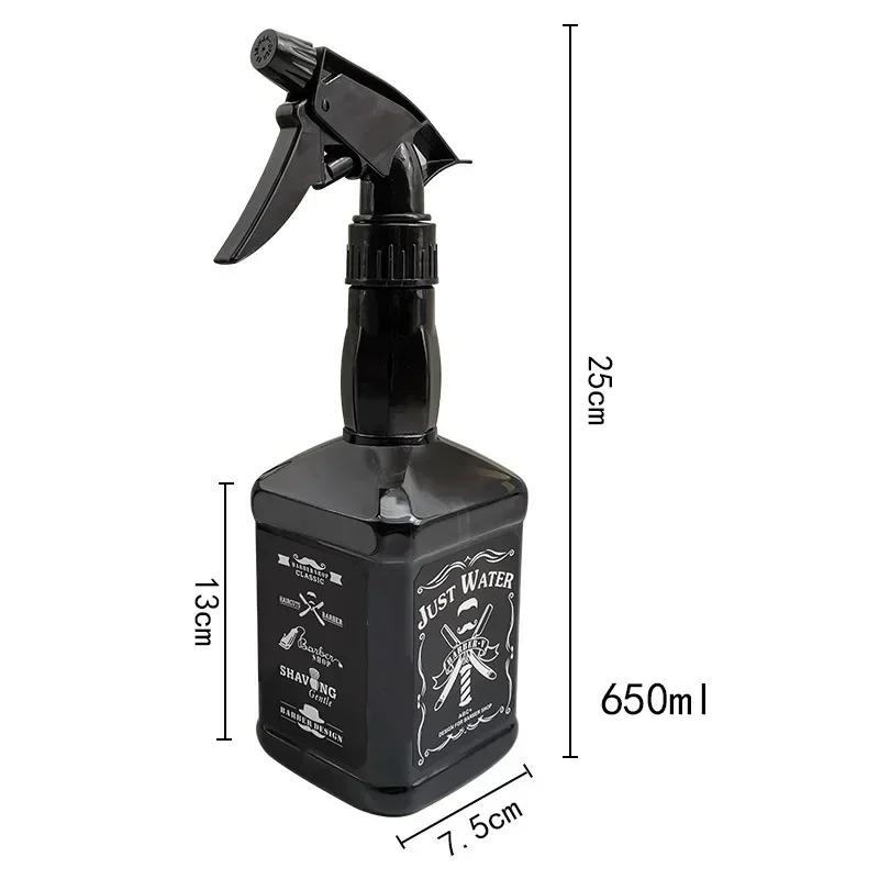 650ML Hair Spray Bottle Mister Barber Atomizer Continuous Mist Spray Bottle Hairdresser Hairspray Salon Water Hair Spary Sprey