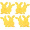 8Pcs Easter Themed Cutlery Pouches Cute Tableware Bags for Banquet Silverware Storage Festive Party Decoration