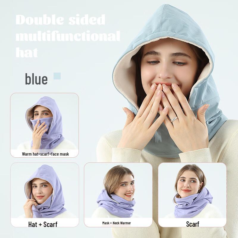 

Guteng Winter Reversible Scarf Beanie