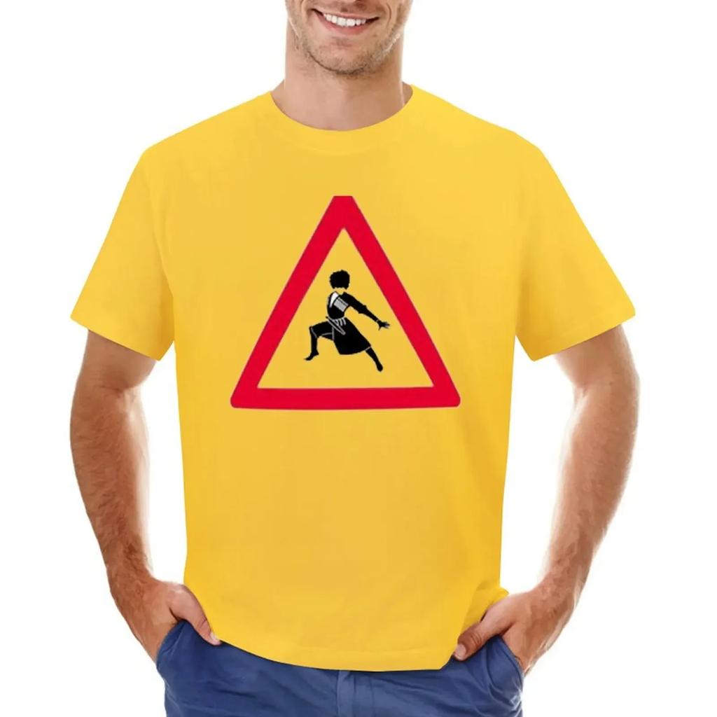 Circassian on traffic T-shirt korean fashion for a boy mens tall t shirts