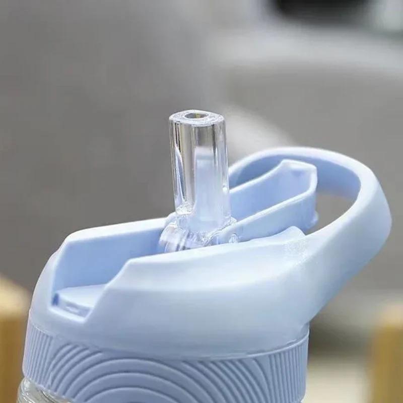400ml Cartoon Children's Plastic Bottle Double Layered Water Bottle Outdoor Portable Portable Water Cup Sports Water Cup