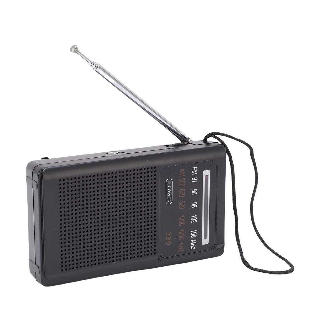 Portable AM FM Radio Clear Sound Quality Long Battery Life Pocket Radio for Travel Outdoor