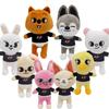 8 Pieces Skzoo Plush Playthings Key Ring Plush Animation Design Kawaii Plush Animal Figures  Adorable Companion Plaything Room Decoration Children's
