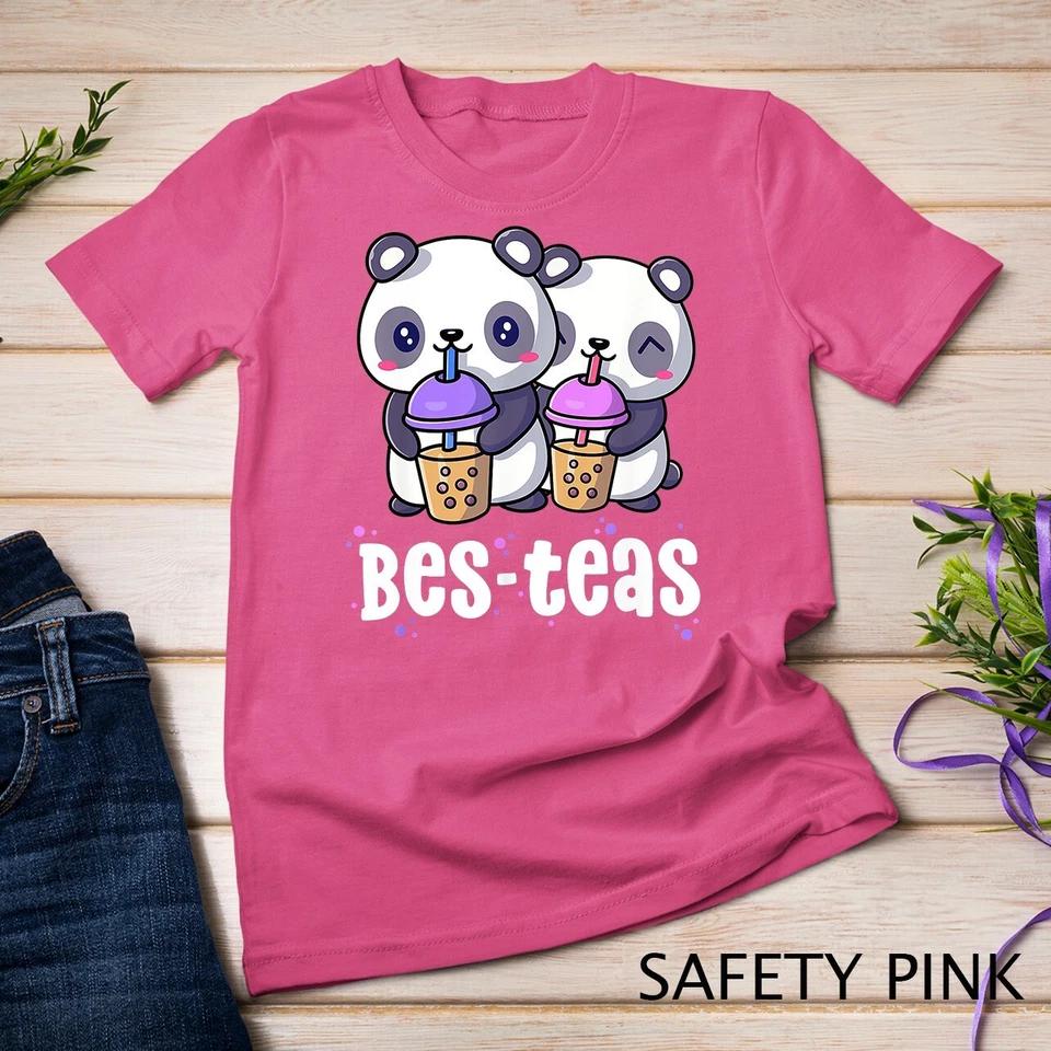 Boba Shirt Women Girls Bes Teas Kawaii Panda Bubble Tea T-Shirt Unisex T-shirt 11 3XL