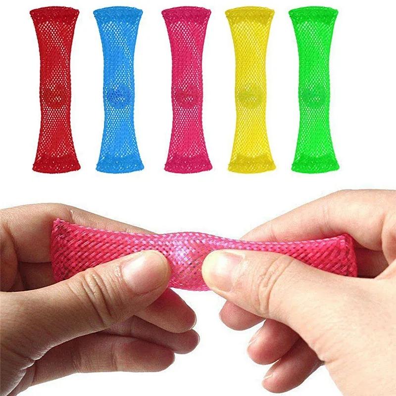 Bai Fen Bai Toys Toys 5Pcs Marble Mesh Fidget Sensery For Autism And Adhd Tdah Fingerspielzeug Gadget Antistress Juguetes Ansiedad Y Estrés