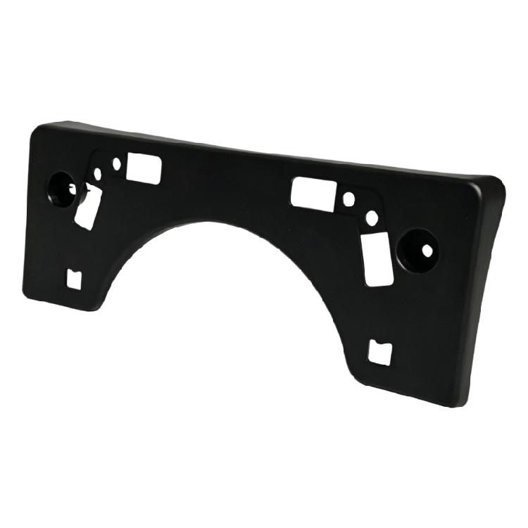 Upgrades No Drill License Plate Bracket 5211447040 Black ABS Holder Compatible for Vehicle Car 2004-2009 Front Bumper