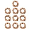 10PCS Woven Napkin Rings Set Jute Farmhouse Rustic Napkin Ring Holders Decor for Dinning Table Party Gathering Banquet
