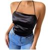 Chal de Color Casual de Moda para Mujer sin Mangas Espalda Abierta Hueco