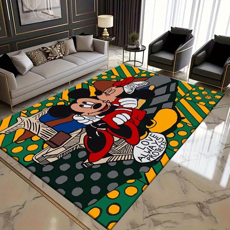 

1pc Mickey Minnie Carpet Durable Non-Slip, Perfect for Indoor & Outdoor Living, Bedroom, Office, and More, 60cm by 90cm