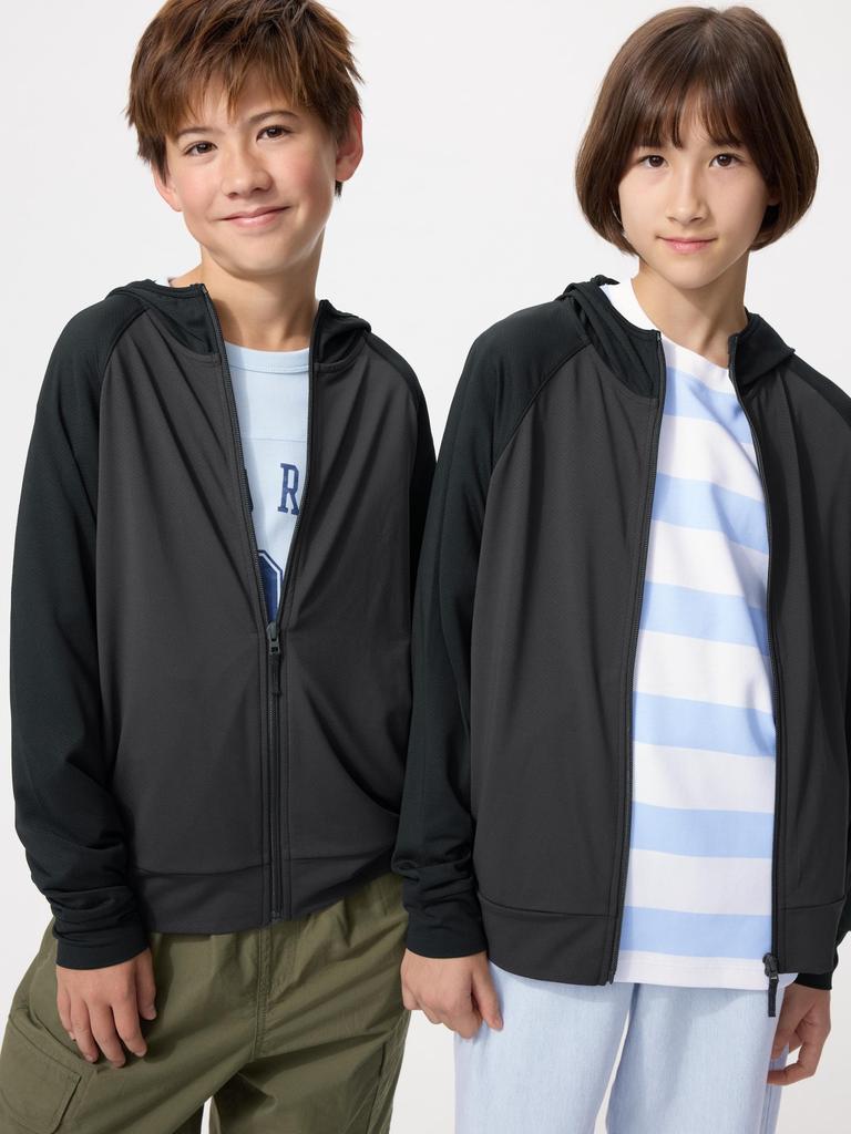 Uniqlo Japan Air Rhythm Uv Cut Full Zip Hoodie