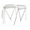 Bimini Top with Support Poles | Resistant, Boat Canopy Metal Frame, for Inflatable Boats