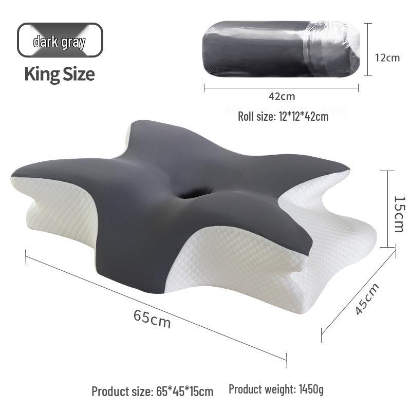 Butterfly Memory Foam Pillow for Neck Support and Deep Sleep