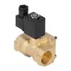 Brass Electric Solenoid Valve G1in NC 2 Position 2 Way Diaphragm High Pressure for Water Air