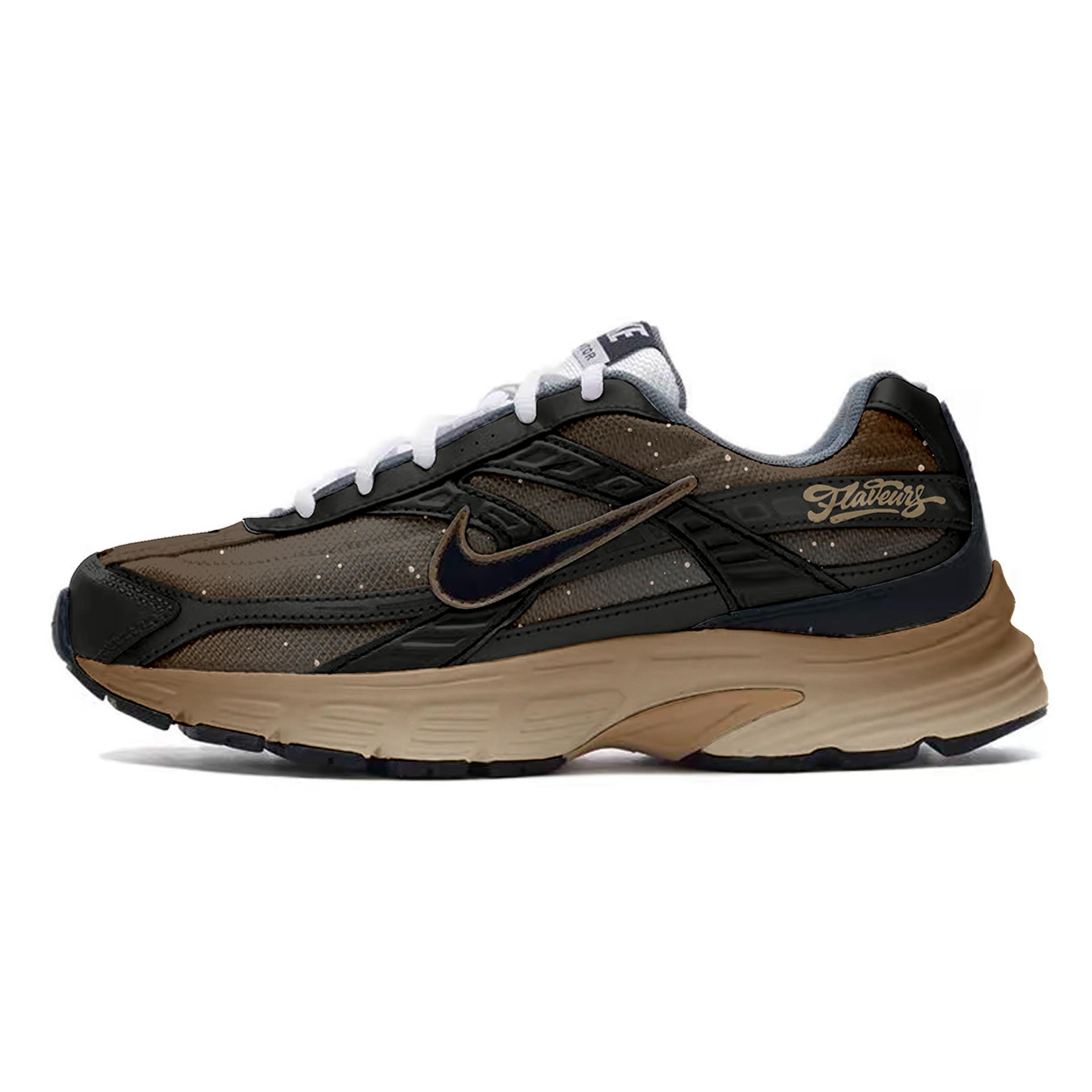 

Nike Initiator Abrasion Resistant Breathable Low top Running Shoes Men s Black Brown IO7609-101(Team1856-) 44