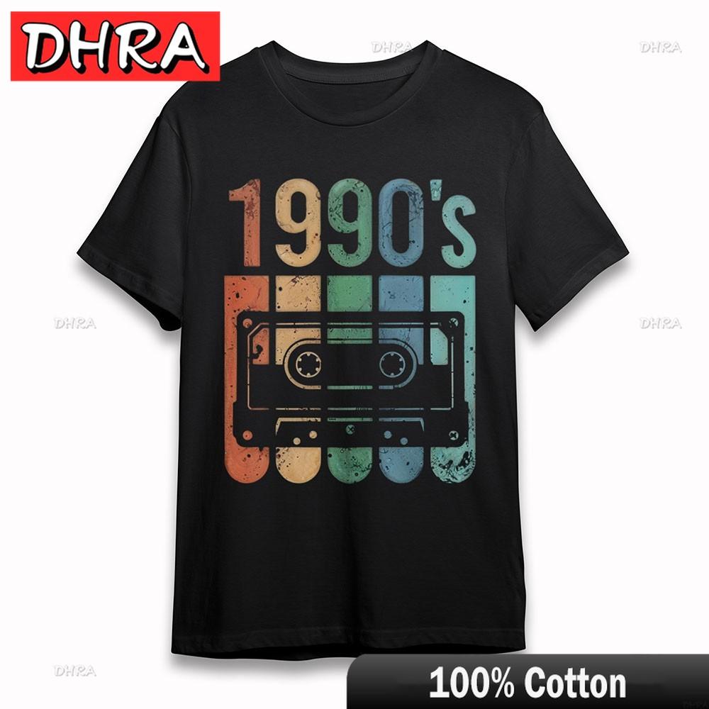 Womens Breathable TShirt Vintage Cassette Tape Tee Short Cotton Black Oversize Chic Tees TShirts for Unisex TShirt Korea 4XL