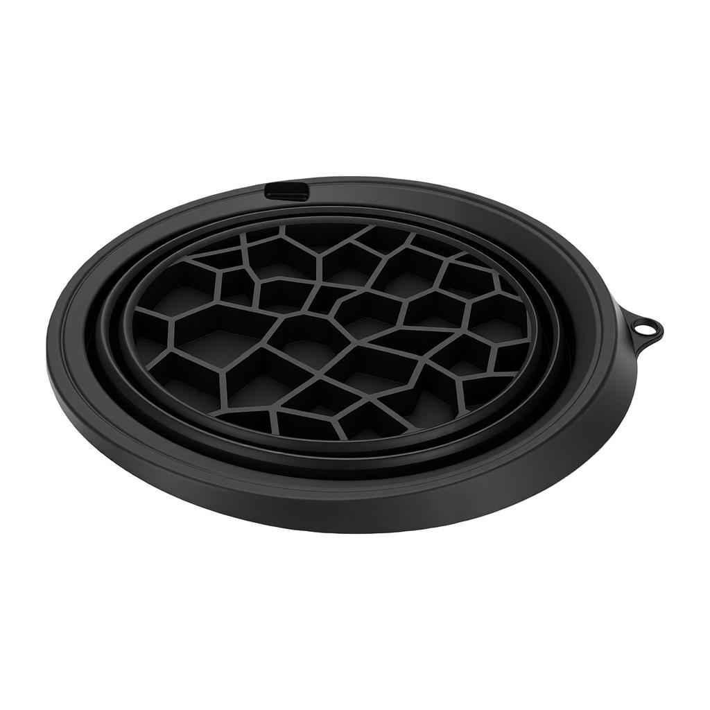 Face Ice Bowl with Built In Ice Tray Hanging Silicone Facial Ice Bath Bowl for Cold Plunge with Breathing Tube
