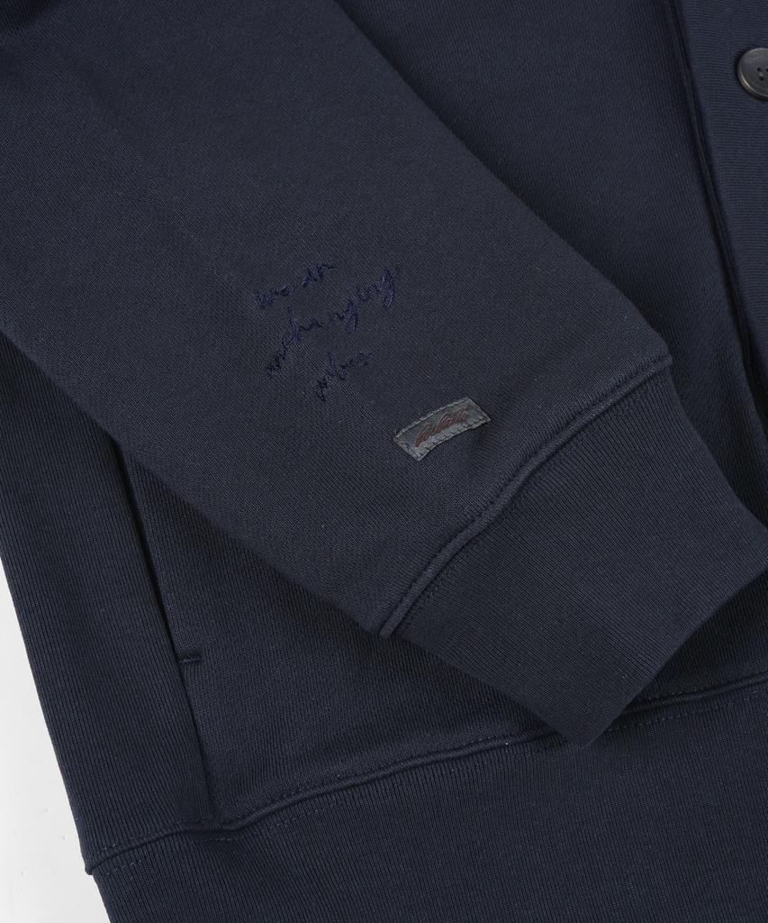 Birbante V-Neck Sweat Cardigan - Dark Navy