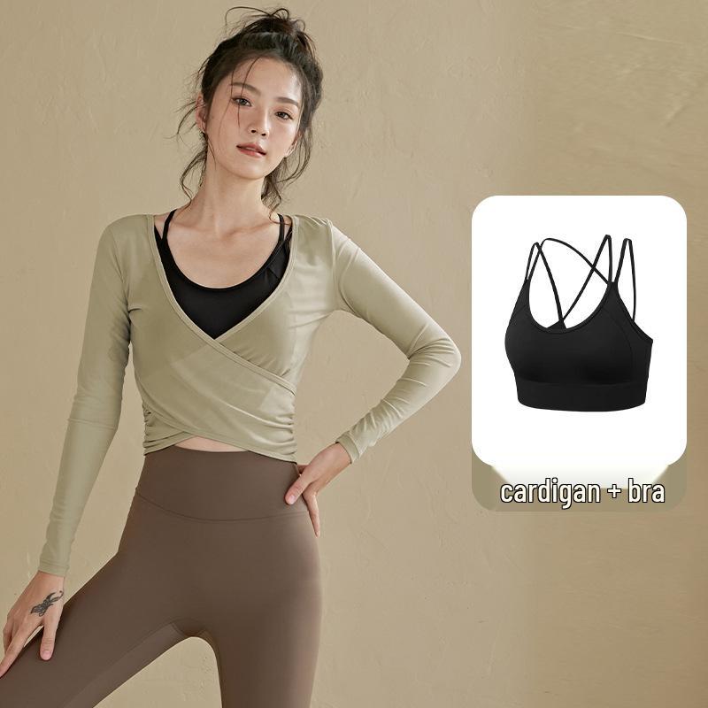 

2025 Женский Высококлассный Осенне-Зимний Профессиональный Спортивный Комплект для Фитнеса с Длинным Рукавом XL