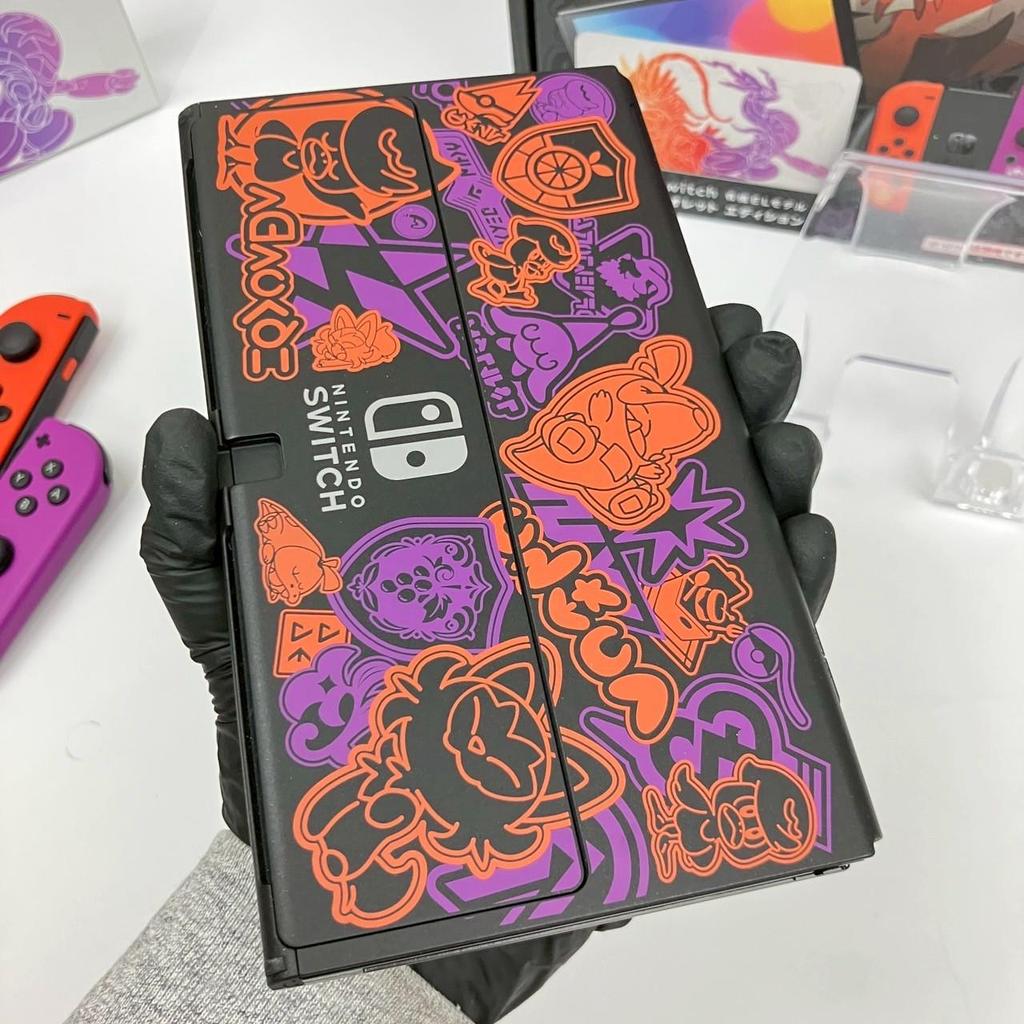 Nintendo Switch OLED Console Pokémon Scarlet & Violet Edition Box Used