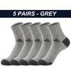 Men Sports Socks Breathable Non-slip Comfortable Man High Quality Basketball Running New Male Long Sock 5 Pairs