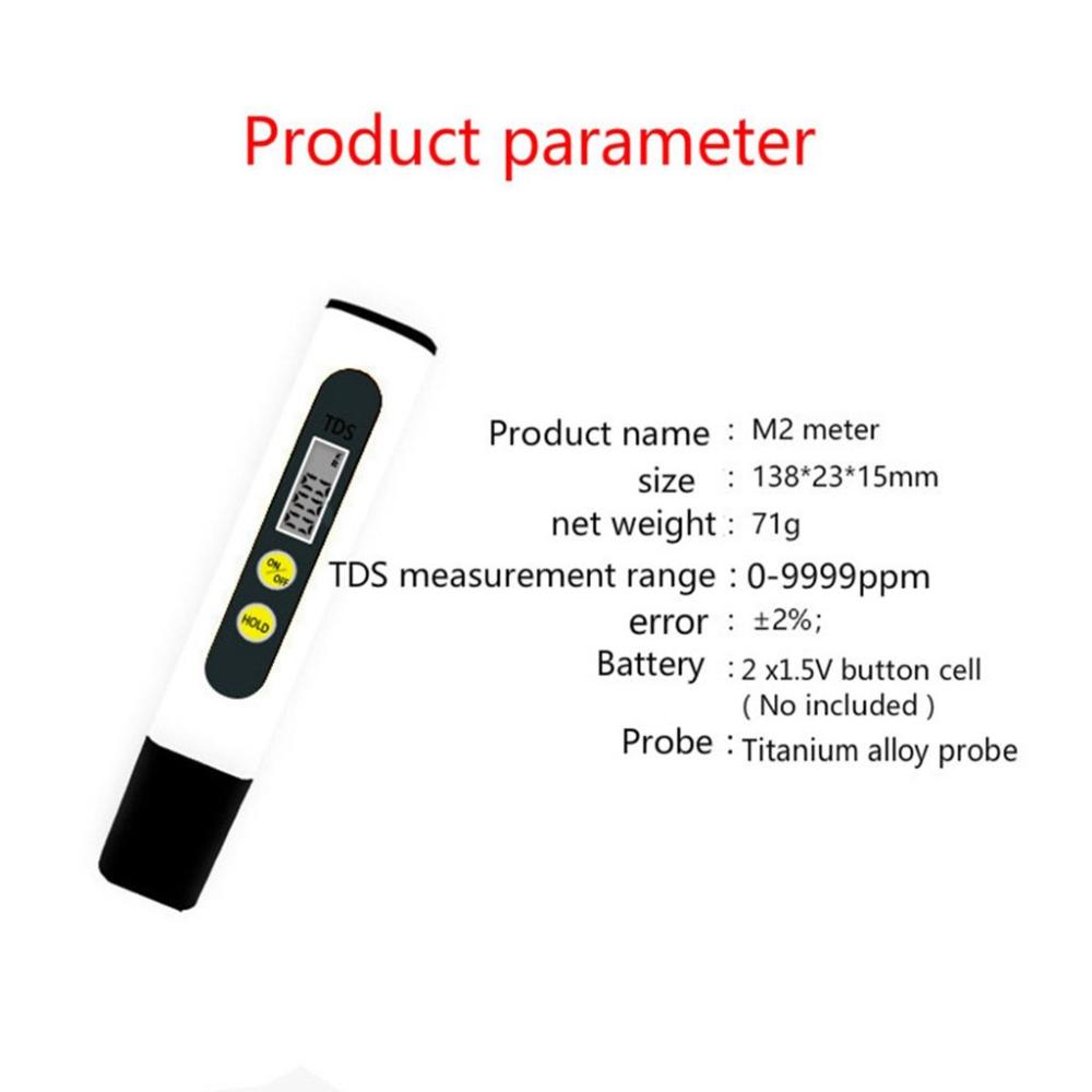 Quality Self-provided Battery Water Monitor Water Tester Water Purity Analyzers Water PH Meters Pen