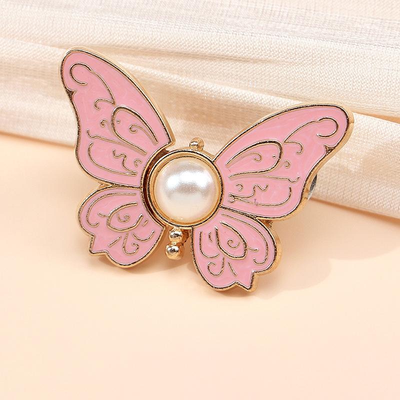 

Adjustable Waist Clip Collar Slimming Brooch Butterfly Pins Women S Clothing Accessories one size рожевий