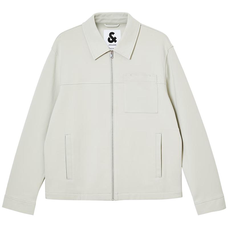 

JACK&JONES Men s Letter Embroidery Lapel Jacket 3XL