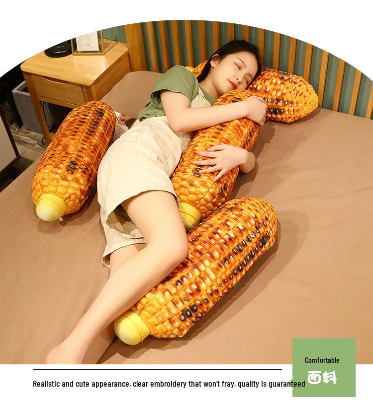 Quirky Grilled Corn Plush Doll - Creative Gift Pillow Toy for Girls