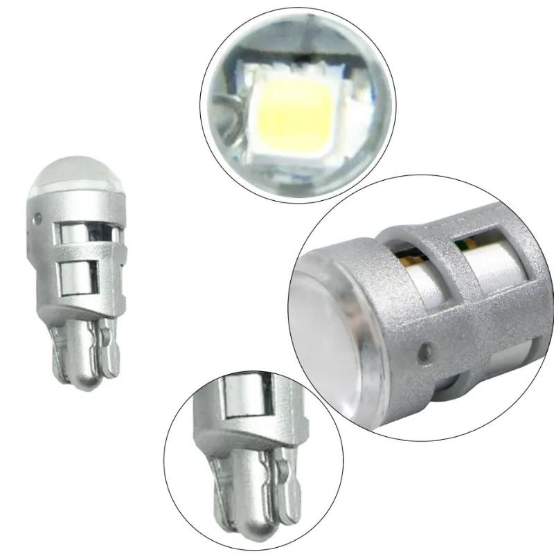 4Pcs T10 Car LED Signal Lamp Car Bulb 3030 2smd 12v Car Reading Interior Lamps Clearance Backup Reverse Lights Fog Lights