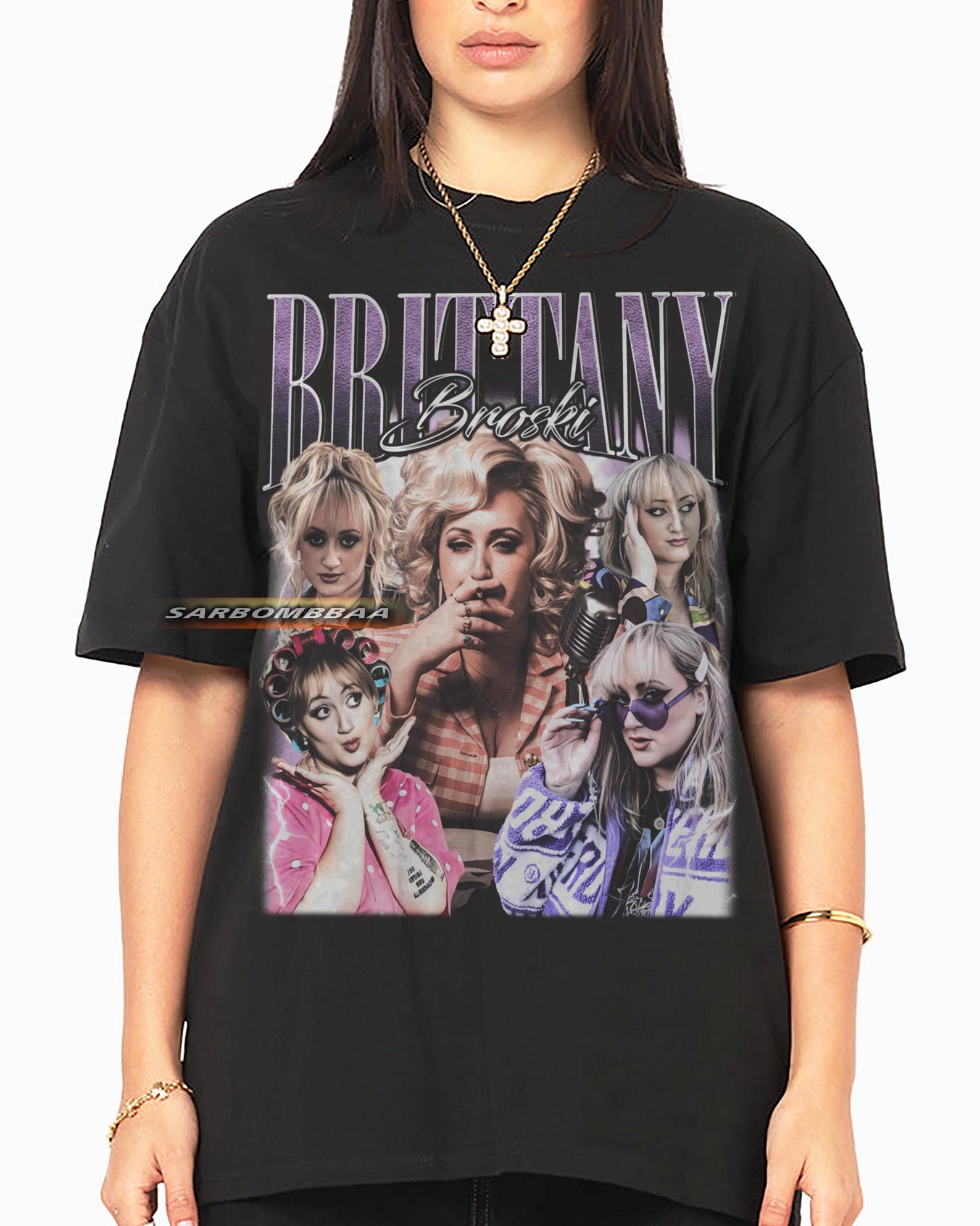 Brittany Broski Graphic T-Shirt, Y2K Unisex Streetwear 4XL
