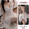 Yiyue Erotic Underwear Sexy Lace Seduction Nightdress Mesh Lace-up Gather Pure Desire Free Uniform Pajamas 1118