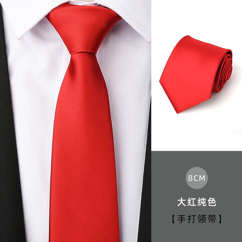 Tie Men'S Dress Business Handsome Blue Strip Zipper Professional Wedding Groom Korean Version Zipper Hand Tie