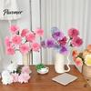 Floral Arrangement Supplies Artificial 3 Head Dahlia Flowers, Realistic Silk Fabric Arrangement, Fake Flowers for Vases Adjustable Home Decor Wedding