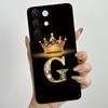 For Realme 15X C85 5G Crown Initial Letter Couple Phone Case Realme15X RMX5250 RMX5253 Soft Silicone TPU Lens Protective Casing