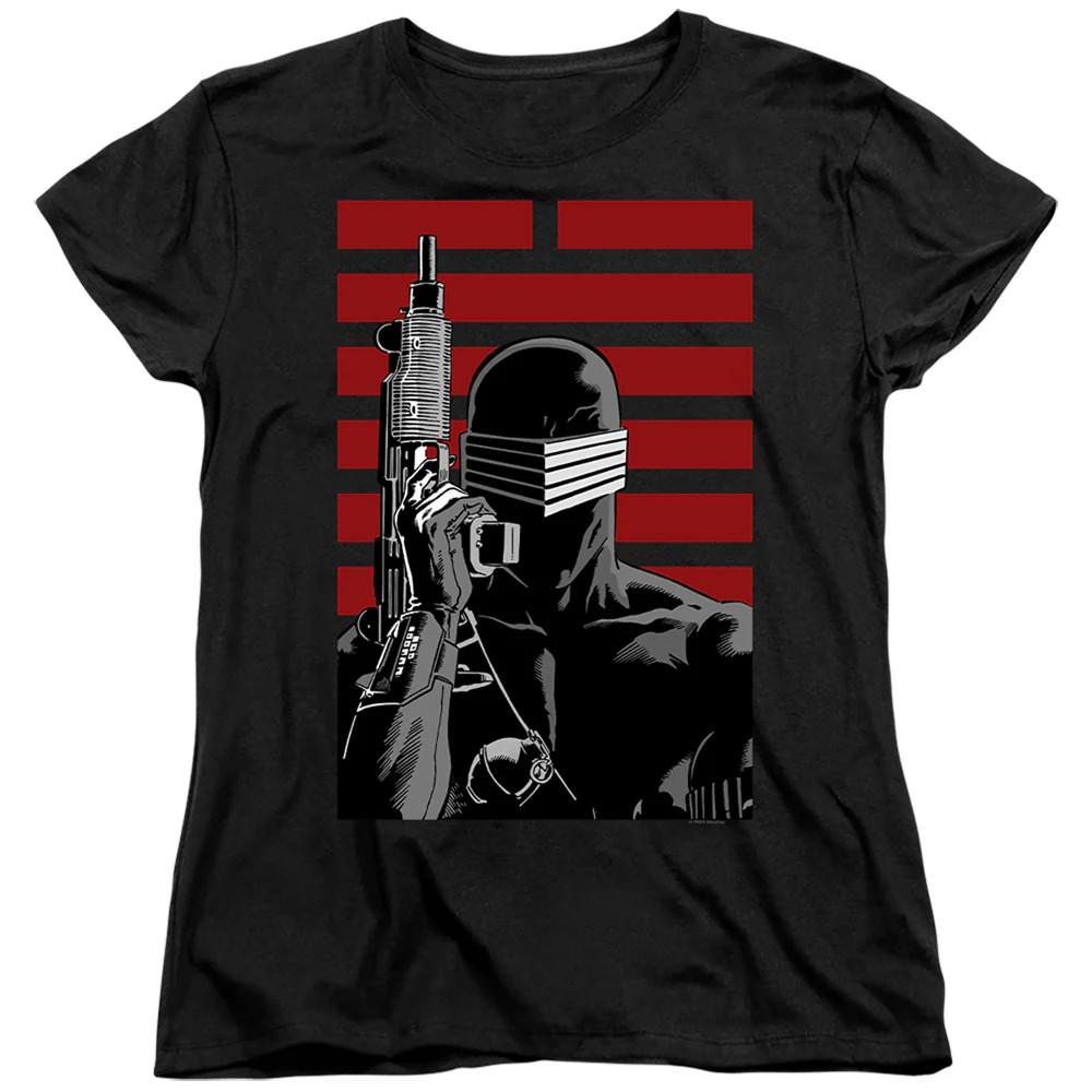 

G.I. Joe Snake Eyes Ninja Womens T Shirt Black Officially Licensed S