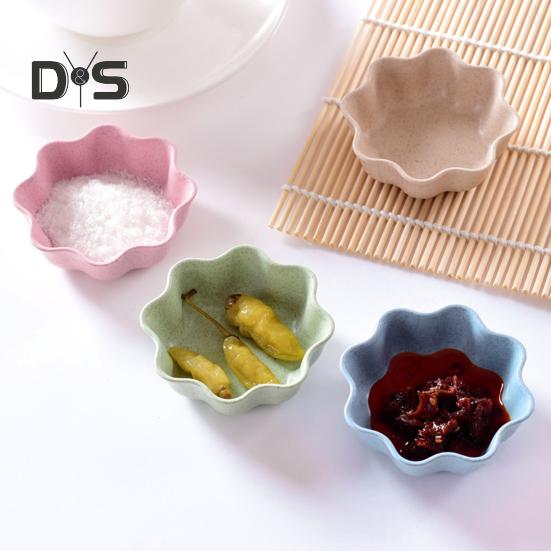 10Pcs Convenient Sauce Dish Stackable Practical Seasoning Plate Snack Serving Plate