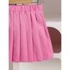 4-7Y Children's Clothing Love Bow Beige Top + Pink Pleated Skirt Set Kids Set Girl Gress