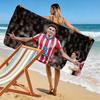 Alvarez Print Beach Towel, Large Soft Quick Dry Towel for Beach Camping Swimming