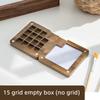 Rectangle Empty Sketch Wooden Portable Art Supplies Palette Paint Box Painting Tool Painting Tray