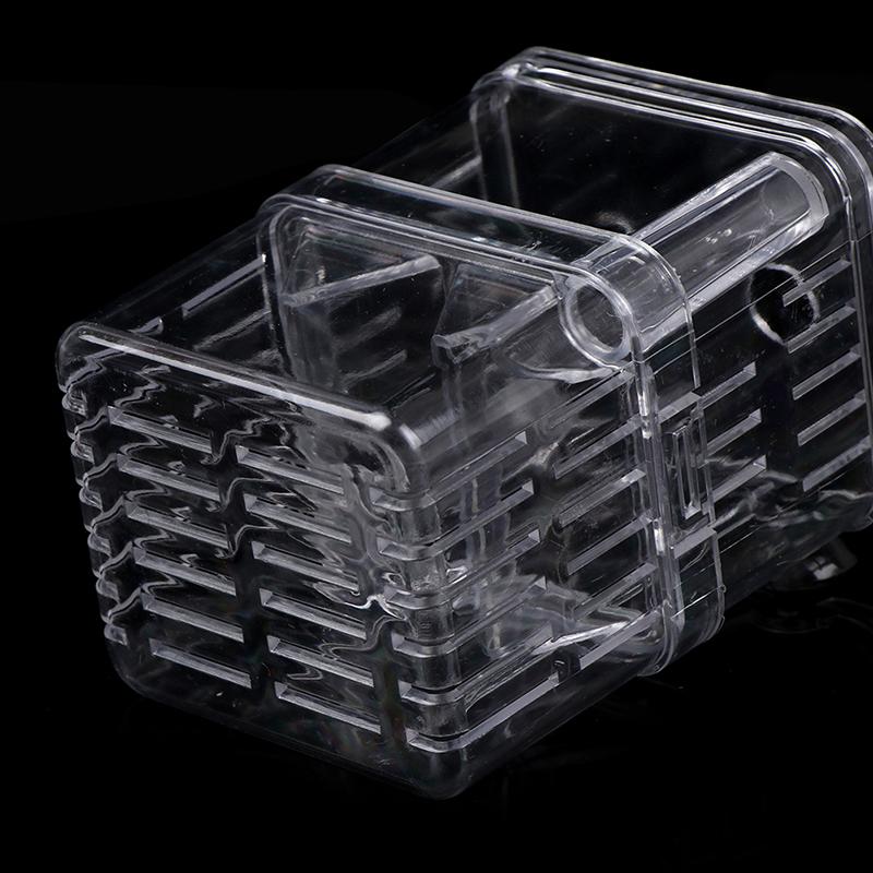 Double-Deck Clear Fish Breeding Isolation Box Aquarium Fish Tank Hatching House