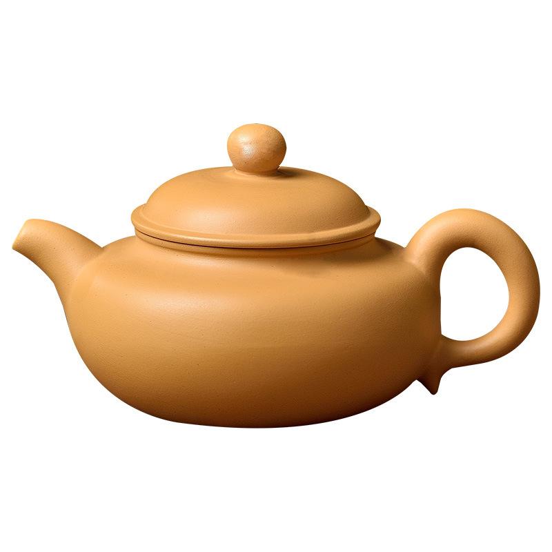 Purple Sand Teapot, Tea Maker, Golden Cinnabar Clay Pot, Kung Fu Tea Set, Antique Pot, Segment Mud Pot, Household