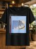 Dire Straits Brothers In Arms Remastered Album Art Silver Guitar Over Sky Frame Soft Blue Album Unisex All Tshirt