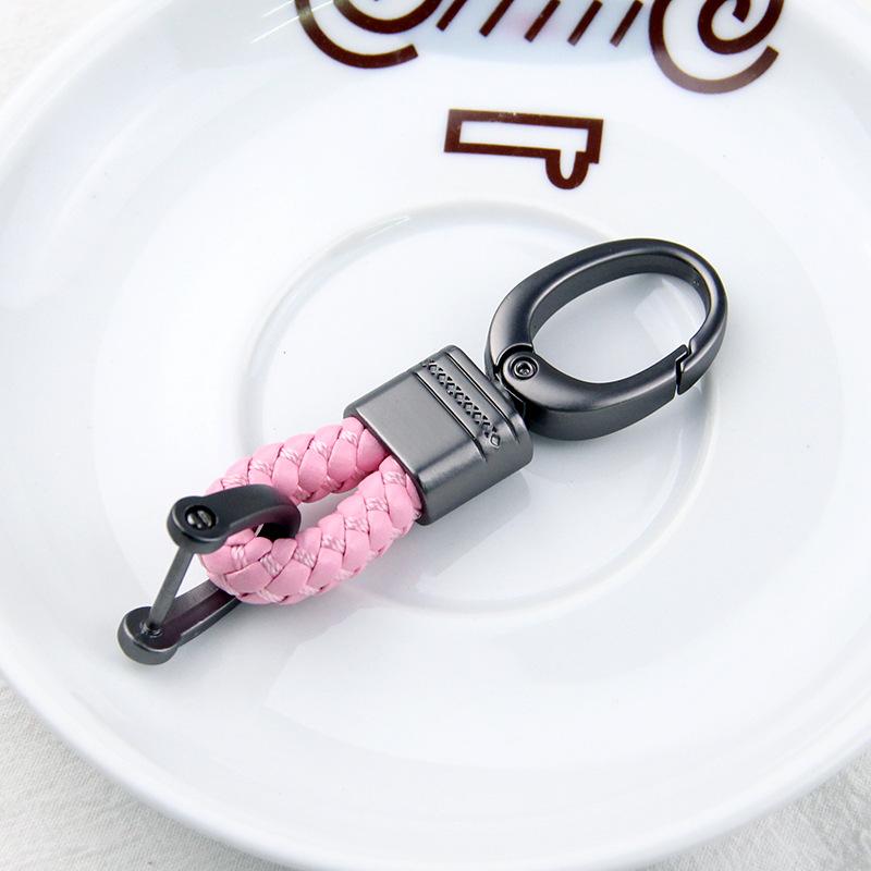 Braided Rope Sub-Gun Printing Keychain Men'S And Women'S Waist Hanging Big Head Chain General Car Key Bag Accessories