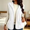Gilet Casual da Donna con Cappuccio e Tasche