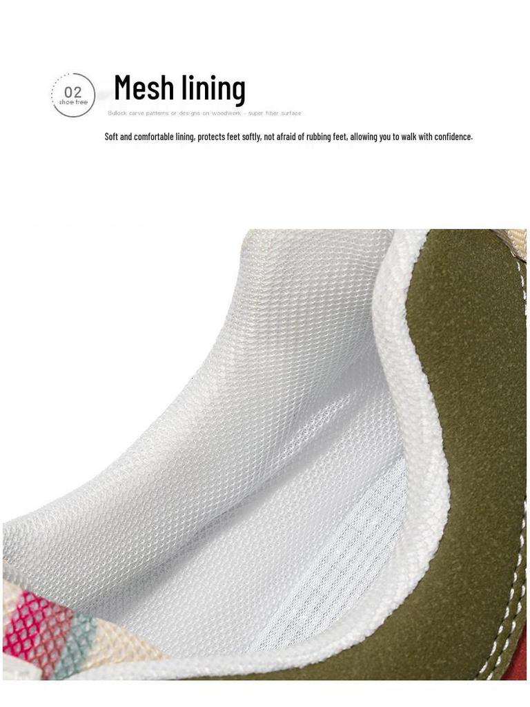 Pánské letní plátěné boty s prodyšnou síťovinou 2025: Ležérní, všestranné tenisky v korejském stylu