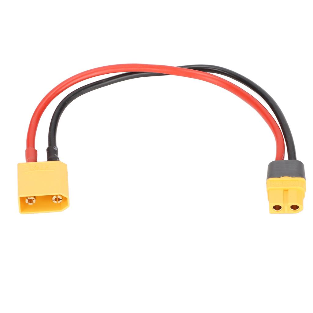 XT60H F to XT90 Male Adapter Cable Super Soft Reusable XT90 Male Connector for Car Models Airplane Models Ship Models