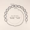 Waist Chain Women'S High Sense Women'S Retro Silver With Skirt Metal Chain Belt Waist Chain