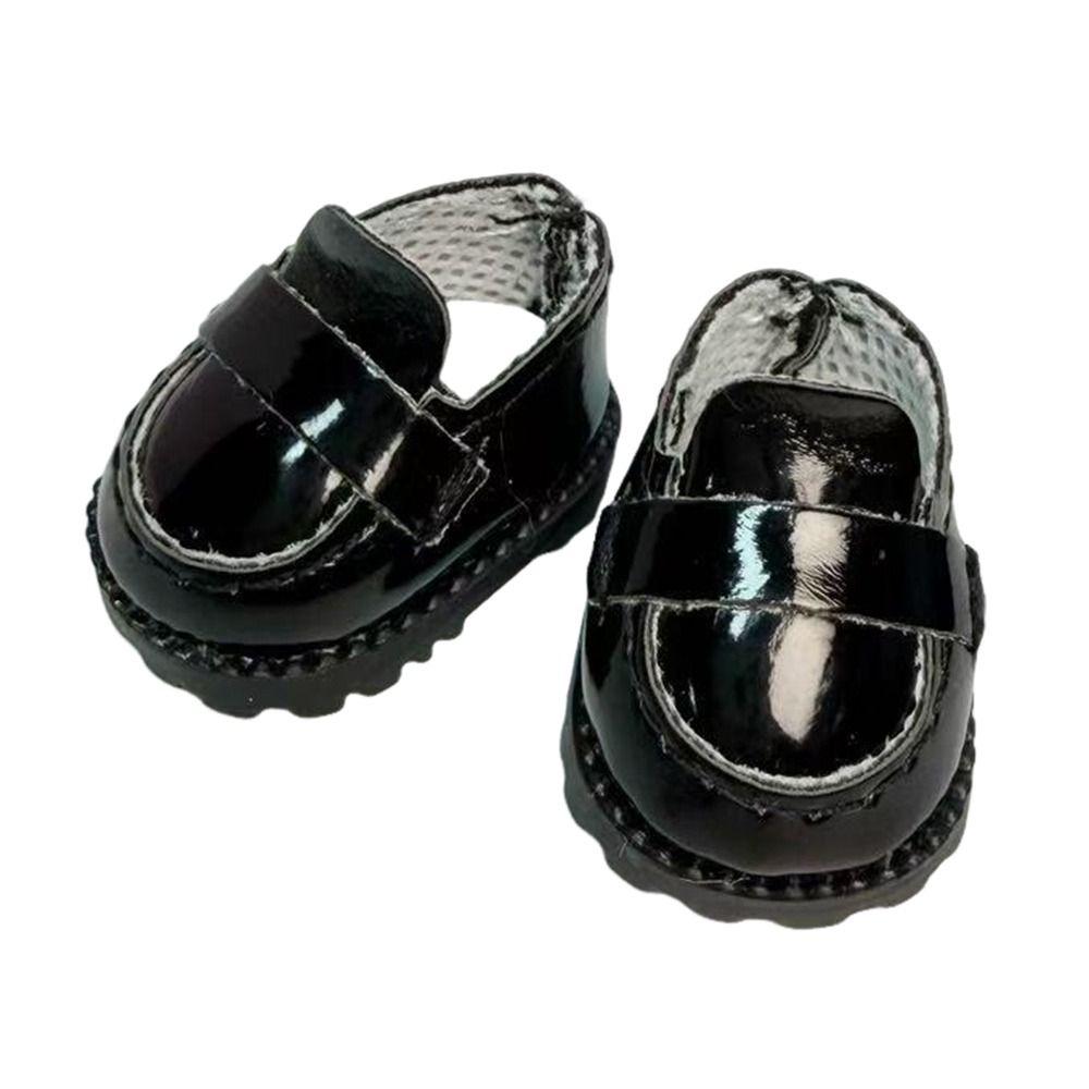 Leather Material Doll Leather Shoes 3.5cm Size Mini Doll Shoes Mini Doll Doll Boots OB27 Doll