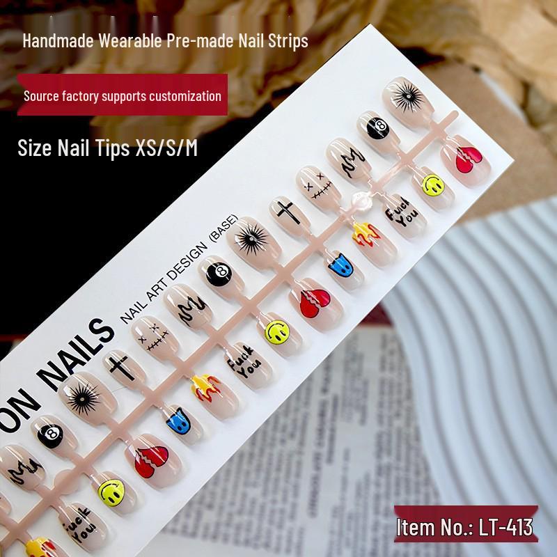 Cat Eye Manicure: 30 Hand-Painted Luxury Nail Strips