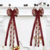Luxurious Large Fabric Christmas Bow For Tree Adornment And Party Essentials